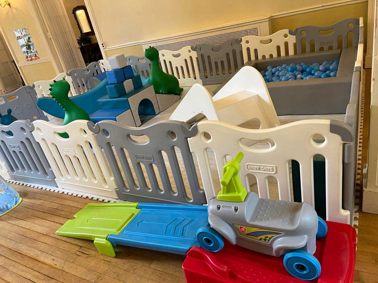 Toddler's Birthday Venue Play Area at the Woman's Club of Ridgewood
