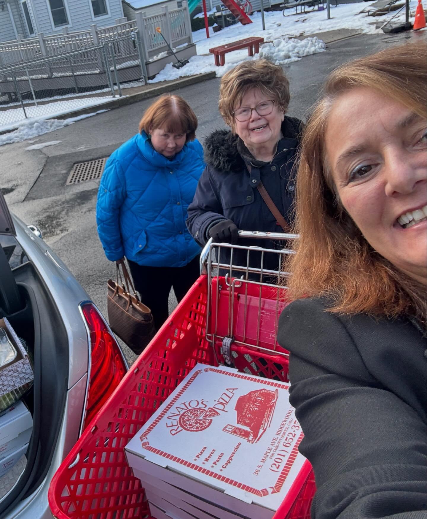 Mary Alice, Monica Fennel, and Pamela deliver much needed food and personal items to the Center for Hope and Safety. Because Everyone deserves a life that is safe, empowered, and free from violence.